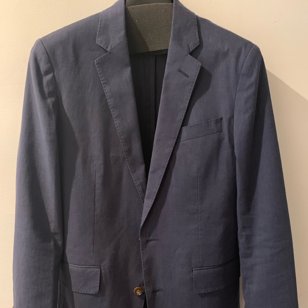 JCrew Ludlow unstructured suit Navy